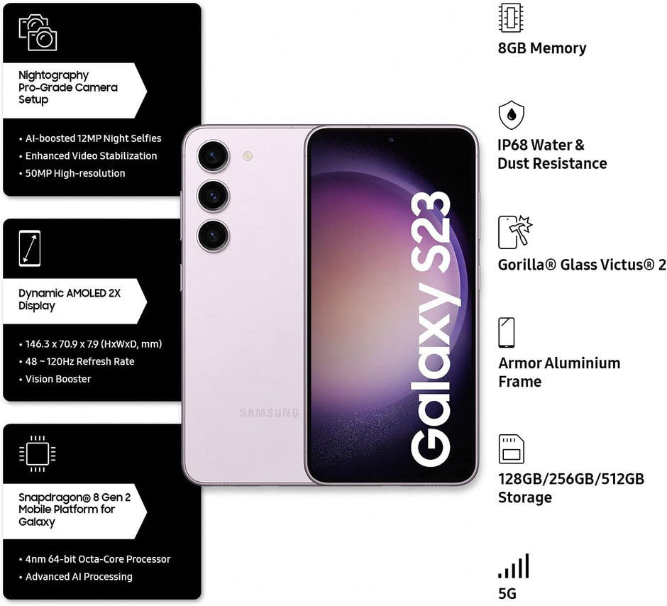 Samsung Galaxy S23 5G 256GB 8GB RAM