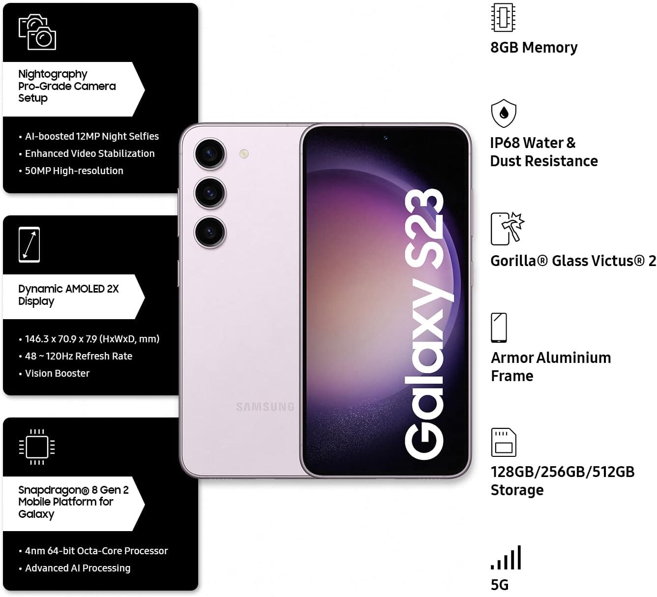 Samsung Galaxy S23 Plus 5G 128GB 8GB RAM