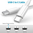 USB-C to USB-C Fast Charging Cable 1M (3.3FT) – 1 Pack